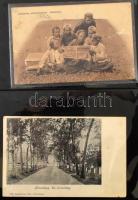 Holland Kelet-India - Kb. 92 db RÉGI képeslap gyűjtemény albumban / Dutch East Indies - Cca. 92 pre-...