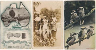 AUSZTRÁLIA - 40 db RÉGI város és motívum képeslap / AUSTRALIA - 40 pre-1945 town and motive postcards