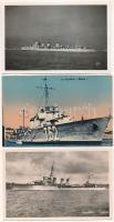 HADIHAJÓ - 55 db RÉGI megíratlan motívum képeslap / WARSHIP - 55 pre-1945 unused motive postcards