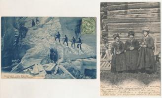 SVÁJC - 32 db RÉGI város képeslap, lithokkal / SWITZERLAND - 32 pre-1945 town postcards, with lithos