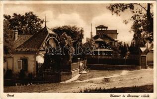 1940 Ercsi, Kauser és Brunner villák, kerékpár