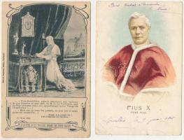 VALLÁS - 45 db RÉGI főleg katolikus motívum képeslap, közte pápák / RELIGION - 45 pre-1945 mainly Ca...