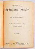 Petőfi összes költeményei I-II. Remekírók Képes Könyvtára. Kiadói festett egészvászon kötés, színeze...
