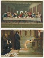 21 db RÉGI Stengel művészlap / 21 pre-1945 Stengel &amp; Co. art postcards