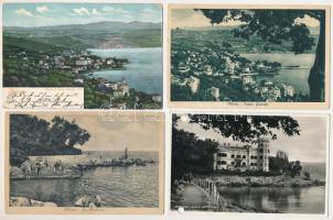 ABBAZIA - 19 db RÉGI város képeslap vegyes minőségben / OPATIJA - 19 pre-1945 town postcards in mixed quality