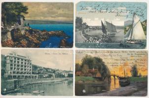 ABBAZIA - 19 db RÉGI város képeslap vegyes minőségben / OPATIJA - 19 pre-1945 town postcards in mixe...