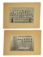 1971-1978 Nyíregyházi Zrínyi Ilona Gimnázium tablófotói, 8 db, fotók kartonon, 5 karton hátán aláírá...