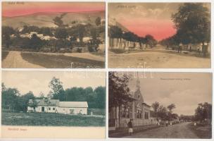 42 db RÉGI megíratlan Eger környéki település képeslap / 42 pre-1945 unused Hungarian town postcards from around Eger