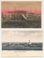 42 db RÉGI megíratlan Eger környéki település képeslap / 42 pre-1945 unused Hungarian town postcards...