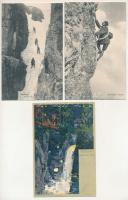 AUSZTRIA - 43 db RÉGI megíratlan város képeslap, közte néhány litho / AUSTRIA - 43 pre-1945 unused town postcards, with some lithos