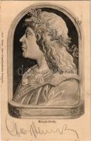 1902 Kolozsvár, Cluj; Mátyás király. Gibbon Albert kiadása / Mathias Rex Hungariae / Matthias I, King of Hungary and Croatia