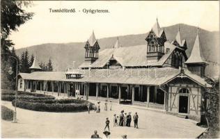 Tusnádfürdő, Baile Tusnád; Gyógyterem, gyógyszertár. Dragomán S. J. kiadása / spa hall, pharmacy