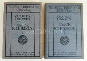 Darwin, Charles: Fajok keletkezése I-II. Bp., 1911, Athenaeum. Kiadói egészvászon kötés, kissé kopottas állapotban.