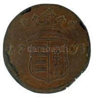 1706. X Poltura Cu "II. Rákóczi Ferenc" (7,41g) T:VF
Hungary 1706. X Poltura Cu "Fra...