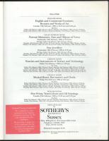 Sotheby's Furniture, Bronzes, Works of Art, Portrait Miniatures, Fans, Objects of Vertu, Jewell...