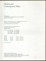 Christie's Modern and Contemporary Prints. London, 1991, Christie's. Angol nyelven. Gazdag...