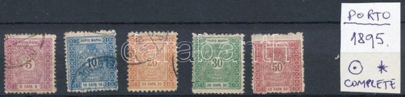Szerbia 1890 7 db-os teljes sor + 1901 9 db-os teljes sor + 1895 5 db-os portó sor