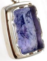 8,59ct természetes tanzanit. 15,05x10,21x5,84 mm, 8,59ct, violakék, certifikáttal, nyilvántartási sz...