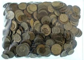 Szovjetunió vegyes ~2kg súlyú érmetétel T:vegyes Soviet Union ~2kg mixed coin lot C:mixed