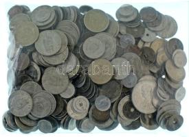 Vegyes, ~1,2kg súlyú magyar érmetétel ~1970-ig T:vegyes