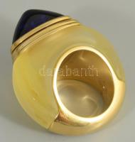 Boucheron gyűrű alakú dísz, jelzés nélkül, 8x6,5 cm