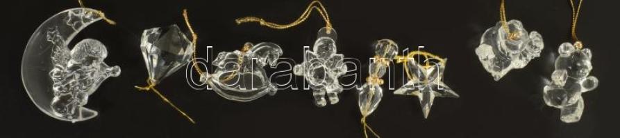 65 darab plexi fenyődísz