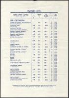 1940 Dr. Oetker fejléces számla, hajtásnyommal, szakadással