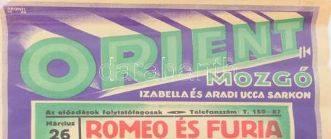 1926 Abonyi Ernő (1884-1941): Orient mozgó, többek közt Leni Riefenstahl a Jégvirágok c. filmben. Sz...