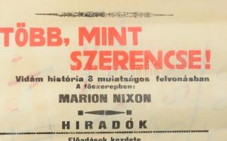 1928 Földes Imre (1881-1948): Royal Apolló, Erzsébet krt. 45-47. Színes litografált art deco filmpla...