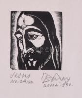 Buday György (1907-1990): Jesus, L'Annunziata, 2 db fametszet, jelzett, számozott, 16×12 cm