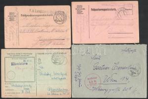 20 db 1. és 2. világháborús tábori küldemény