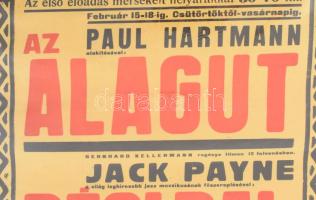 1933 Kultur Mozgó, Bp., IX. ker, Ferencváros, Kinizsi u. 16. Az Alagút, Régi dal. Színes art deco fi...