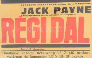 1933 Kultur Mozgó, Bp., IX. ker, Ferencváros, Kinizsi u. 16. Az Alagút, Régi dal. Színes art deco fi...