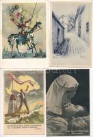 22 db RÉGI és MODERN képeslap tétel vegyesen: városok, motívumok / 22 pre-1945 and modern postcards: towns, motives