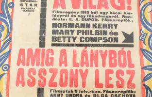 1926 Orion Filmszínház, Bp., Eskü út 1. Szeress és enyém a világ! Amíg a lányból asszony lesz. Színe...