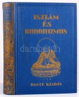 Szimonidesz Lajos: Primitív és kultúrvallások. Iszlám és buddhizmus. Bp., 1931, Dante, 1 (címkép) t.+ (2)+306+(14) p.+ 25 t. Harmadik kiadás. Szövegközti és egészoldalas fekete-fehér képekkel illusztrálva. Kiadói aranyozott egészvászon-kötés, kissé kopott borítóval.