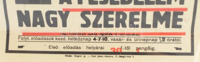 1934 Bodograf Mozgó, Bp., József krt. 63. Őfensége, az elárusítónő, A fejdelem nagy szerelme. Színes...