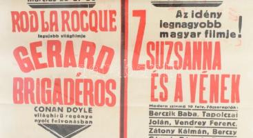 1928 Fővárosi Nagymozgó, Phönix Mozgó, Bp., Rákóczi út 68/70. Színes filmplakát, műsorplakát, papír,...