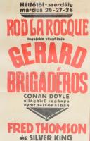 1928 Fővárosi Nagymozgó, Phönix Mozgó, Bp., Rákóczi út 68/70. Színes filmplakát, műsorplakát, papír,...