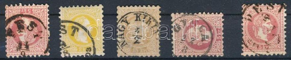 1867 5 db vízjeles bélyeg