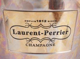 Laurent Perrier jégvödör, jelzett, d: 19 cm, m: 21 cm