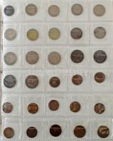 Vegyes, több mint 400db-os magyar érmetétel berakóban, az 1700-as évektől a 21. századig, benne több...
