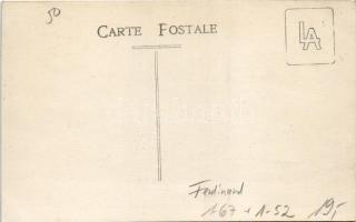 Ferdinand I, King of Romania. photo