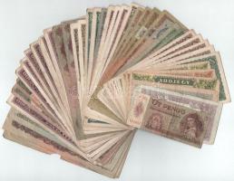 Vegyes, 41db-os magyar bankjegy tétel T:F,VG
