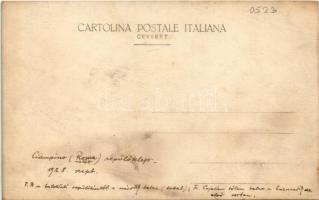 1928 Ciampino (Roma mellett) repülőtér, szerzetesek csoportja / airport of Rome Ciampino, aircraft, ...