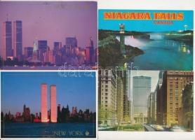 AMERIKAI EGYESÜLT ÁLLAMOK - 10 db MODERN város képeslap / USA - 10 modern town postcards