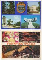 16 db MODERN vegyes külföldi város képeslap / 16 modern foreign town postcards