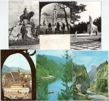 ROMÁNIA - 9 db MODERN külföldi város képeslap / ROMANIA - 9 modern foreign town postcards