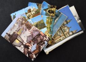 BUDAPEST - kb. 50 db MODERN város képeslap, közte sok ugyanolyan + 1 db leporello képeslapfüzet / cca. 50 modern town postcards, with many identicals + 1 leporello postcard booklet