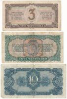 Szovjetunió 1937. 1Ch + 3Ch + 5Ch T:F
Soviet Union 1937. 1 Chervonetz + 3 Chervontsa + 5 Chervontse...